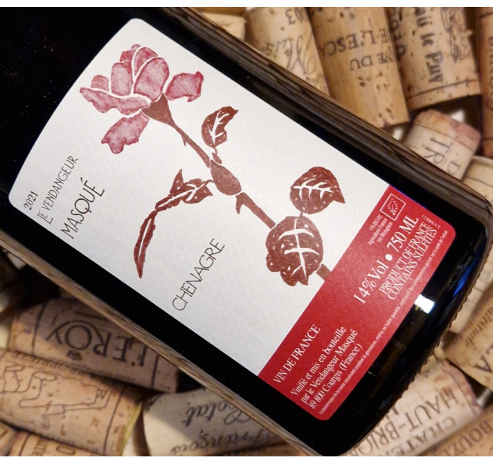 photo Vin de France Chenagre Grenache Lubéron Rouge 2021