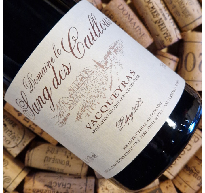 AOC Vacqueyras rouge "cuvée Lopy" 2022