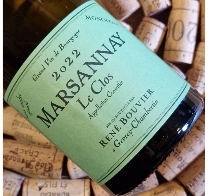Marsannay blanc "Le clos" Sans soufre 2022