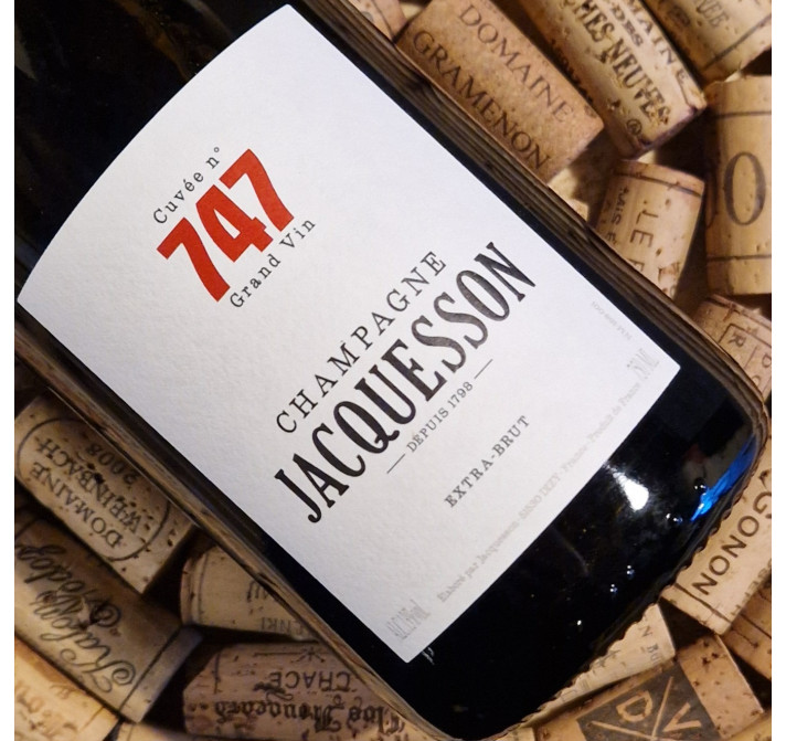 SOLO Champagne JACQUESSON Cuvée n° 747 Extra Brut