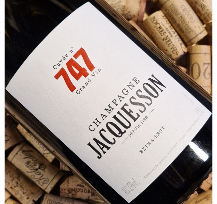 SOLO Champagne JACQUESSON Cuvée n° 747 Extra Brut - Magnum