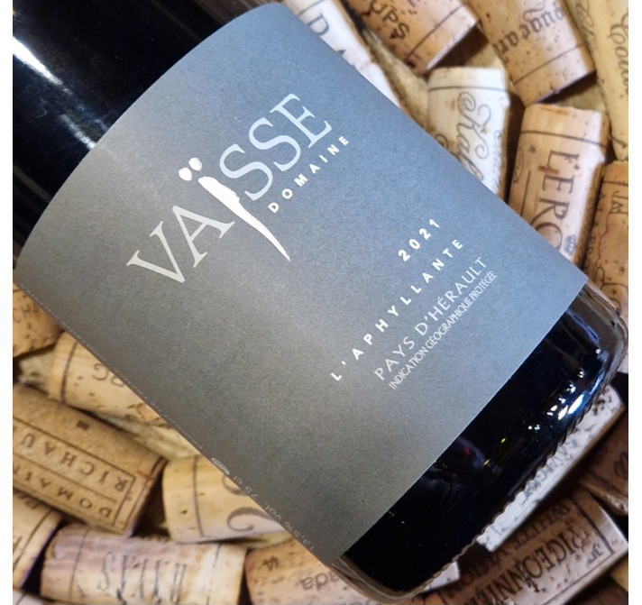 IGP Pays de l'Hérault rouge - "L'Aphyllante" (100% Mouvèdre) 2021