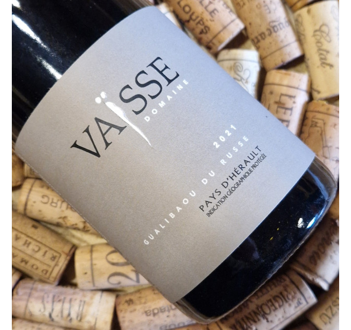 IGP Pays de l'Hérault rouge - "Gualibaou du russe" (Syrah 50%, Mourvèdre 35%, Cabernet-Sauvignon 15%) 2021