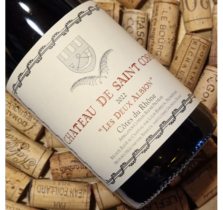 Côtes du Rhône "les deux albions" rouge 2022