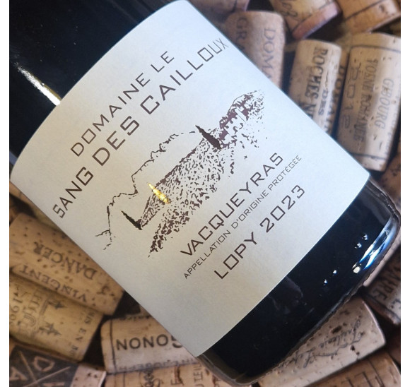 AOC Vacqueyras rouge "cuvée Lopy" 2023
