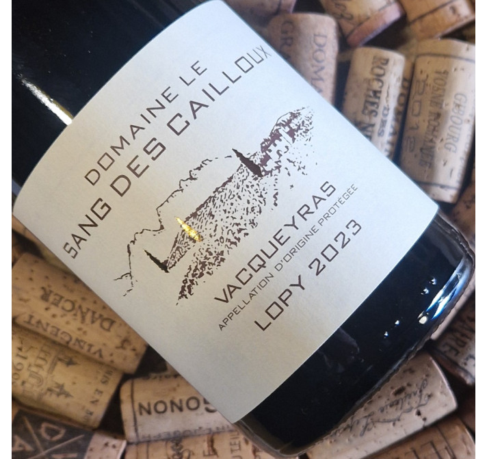 AOC Vacqueyras rouge "cuvée Lopy" 2023