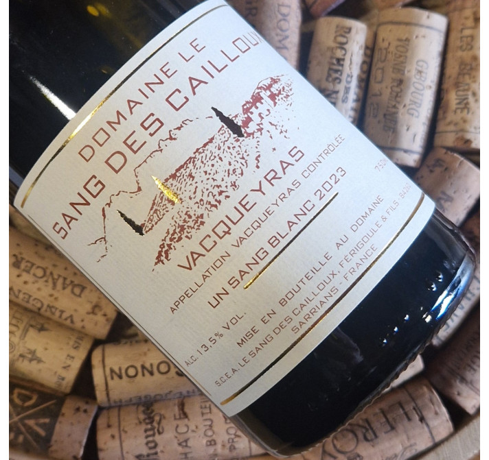 AOC Vacqueyras blanc "cuvée Un Sang Blanc" 2023