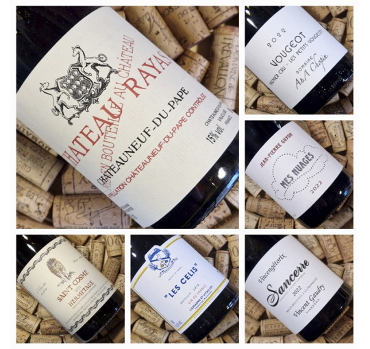 "6 Grands Vins" rouge