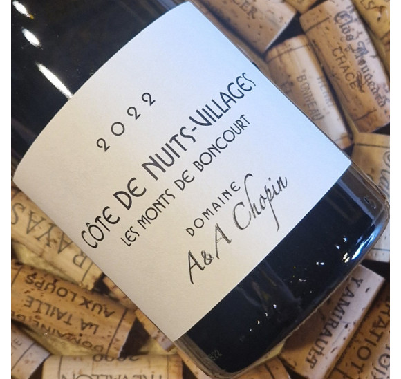 Côtes de Nuits Villages blanc "Les Monts de Boncourt" 2022