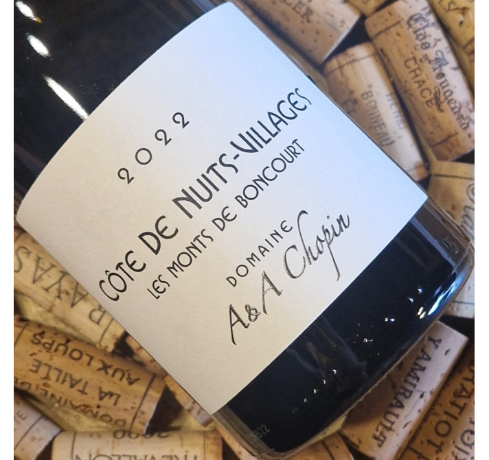 Côtes de Nuits Villages blanc "Les Monts de Boncourt" 2022
