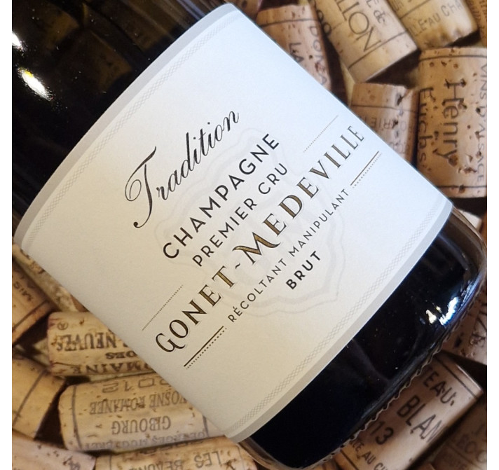 SOLO Champagne GONET MEDEVILLE 1er cru Tradition - Dégorgement Octobre 2024
