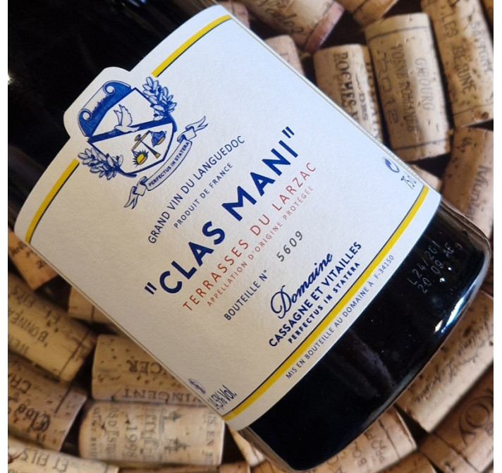 AOP TERRASSE DU LARZAC Rouge "CLAS MANI" 2021