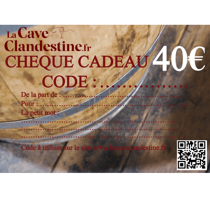 Chèque Cadeau 40€