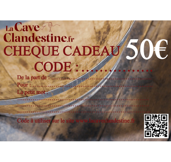 Chèque Cadeau 50€
