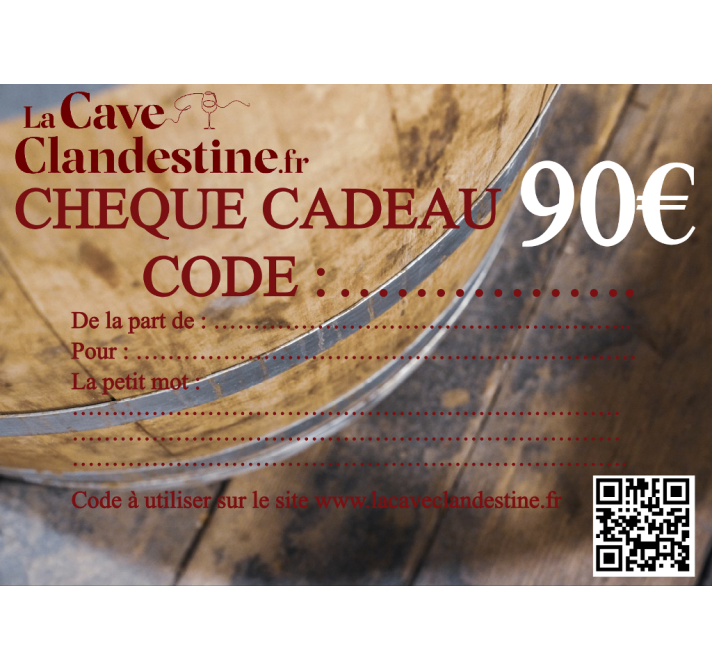 Chèque Cadeau 90€