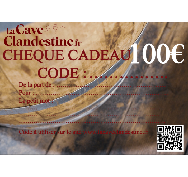 Chèque Cadeau 100€