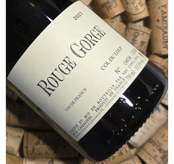 Vin de France Rouge "Col du Loup" 2023