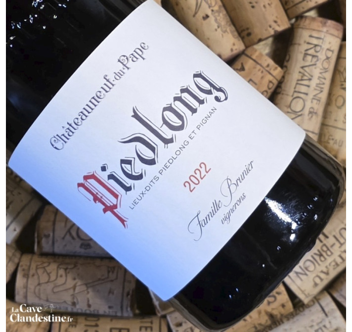 "Piedlong" châteauneuf du pape rouge 2022