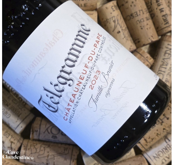Télégramme Châteauneuf du pape rouge 2023