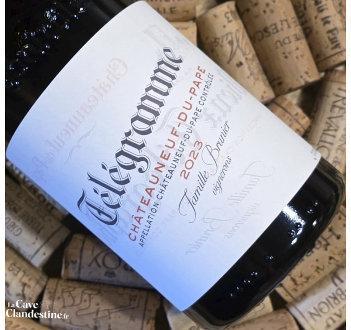 Télégramme Châteauneuf du pape rouge 2023