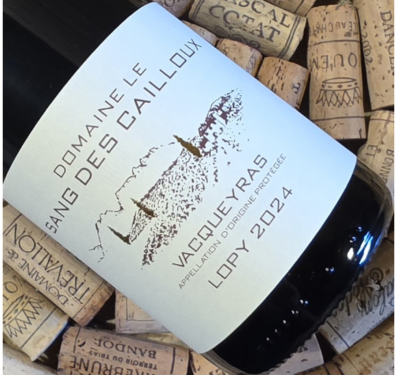 Bouteille Domaine Le Sang des Cailloux Lopy 2024 Vacqueyras rouge