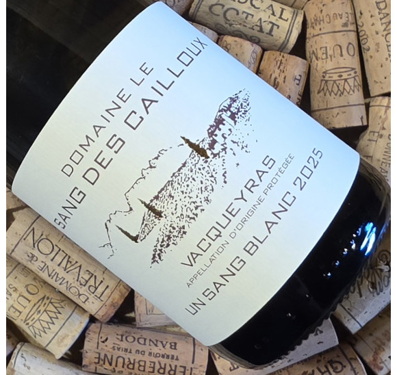Bouteille Domaine Le Sang des Cailloux Un Sang Blanc 2025 Vacqueyras blanc