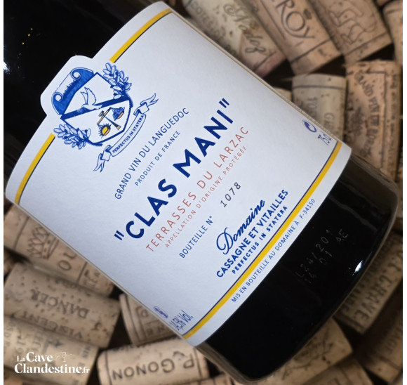 copy of AOP TERRASSE DU LARZAC Rouge "CLAS MANI" 2021