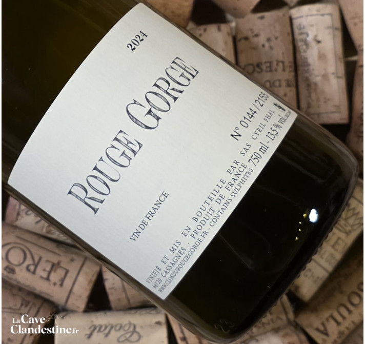CLOS DU ROUGE GORGE – Blanc 2024 – Vin de France