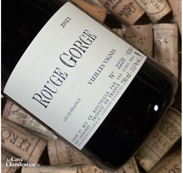 CLOS DU ROUGE GORGE – Vieilles Vignes 2023 – Vin de France rouge