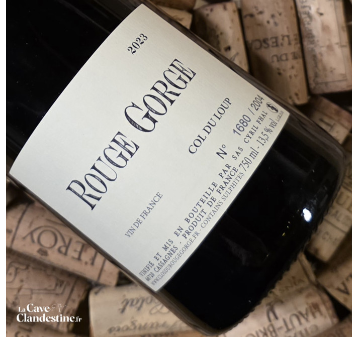 copy of Vin de France Rouge "Col du Loup" 2023