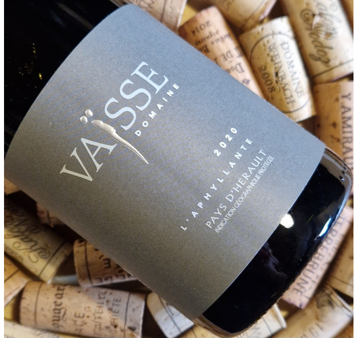 IGP Pays de l'Hérault - "L'Aphyllante" (100% Mouvèdre) rouge 2020