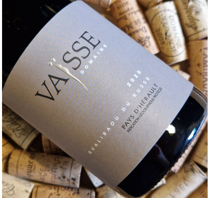 IGP Pays de l'Hérault - "Gualibaou du russe" (Syrah 50%, Mourvèdre 35%, Cabernet-Sauvignon 15%) rouge 2020