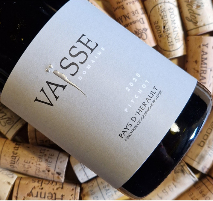 IGP Pays de l'Hérault - "Pitchot" rouge 2020.