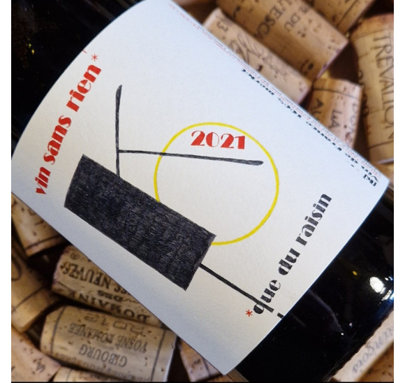 "K" 2021 - "Vin sans rien" - Vin de France rouge 100% Merlot
